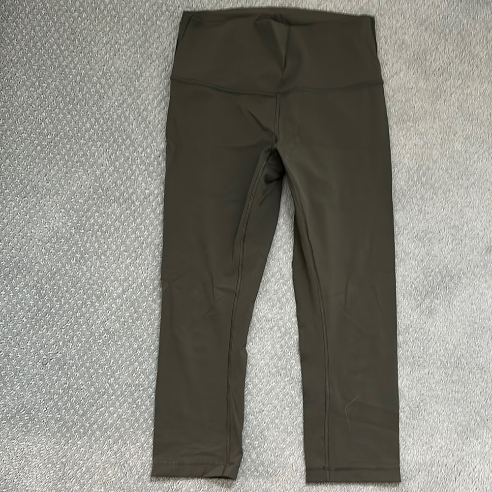 Kids Olive Green Leggings